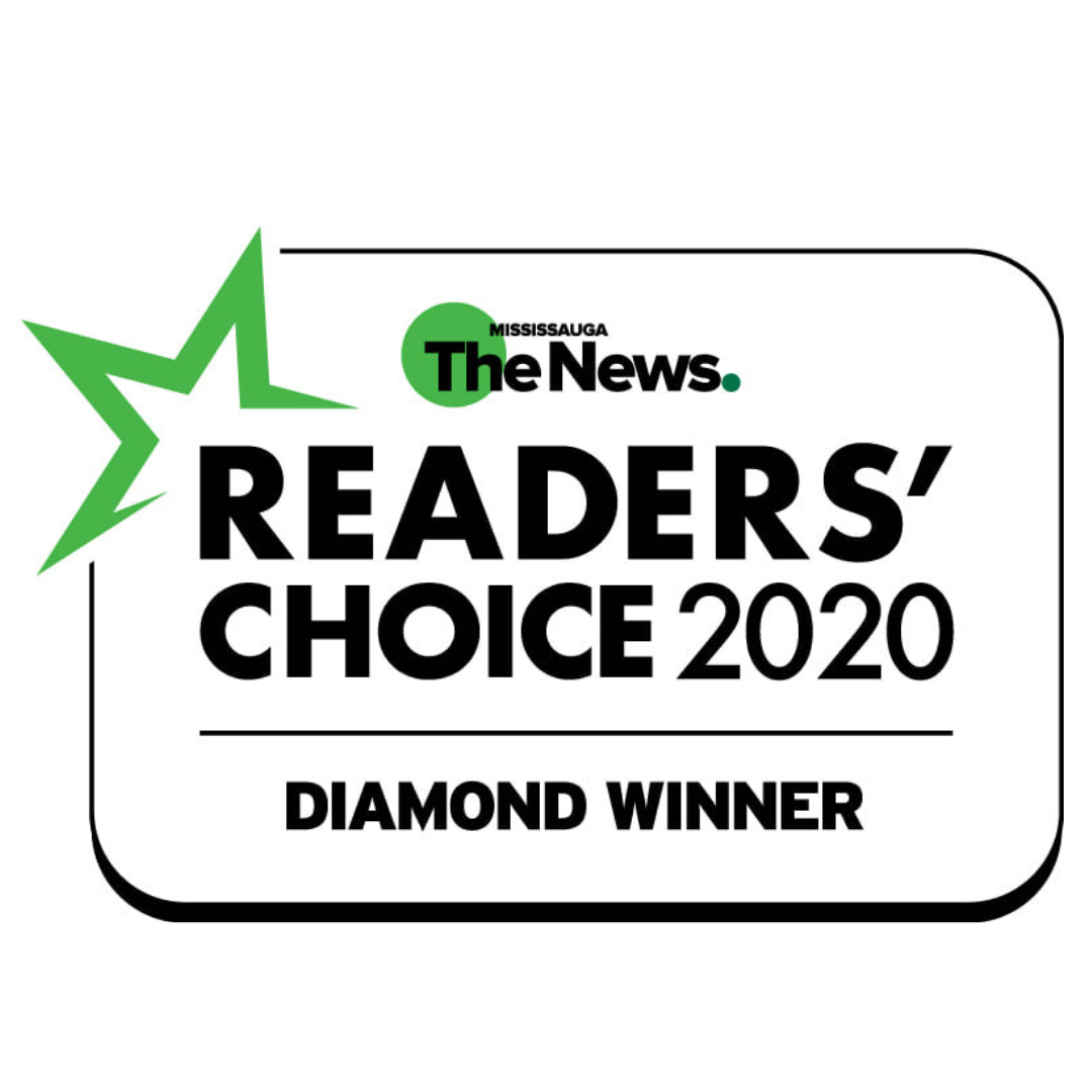 Mississauga News Readers Choice 2020 Dimond Winner