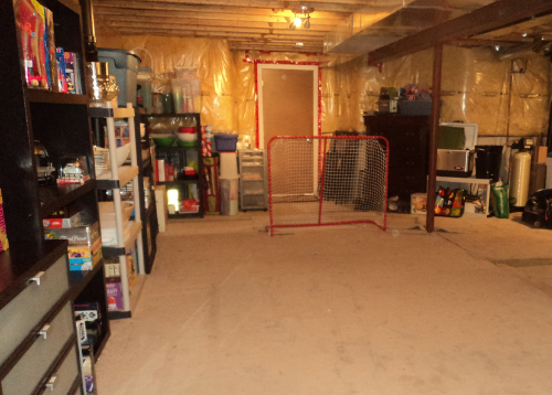 Organized basement 