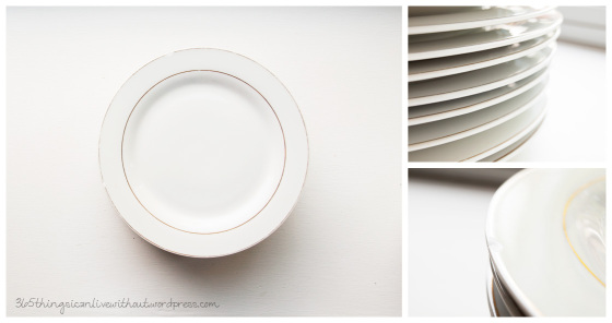 Items decluttered - dishes.