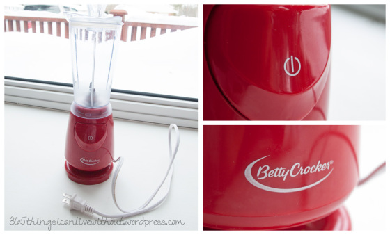 Items that were decluttered - betty crocker blender.