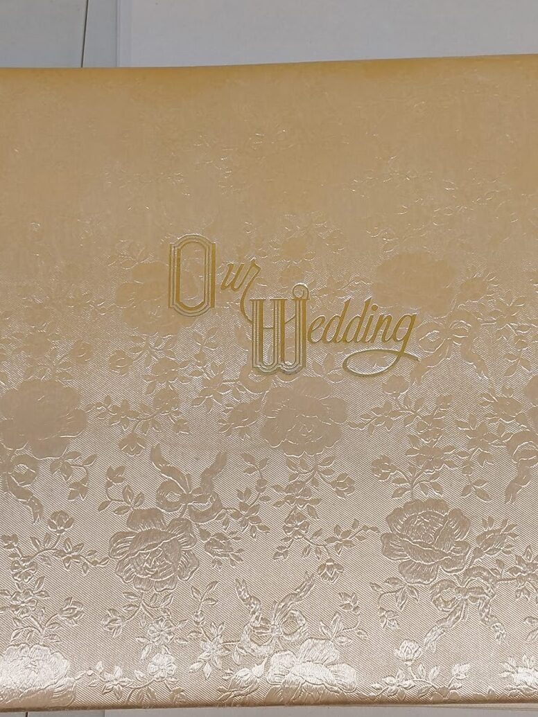 Vintage wedding album.